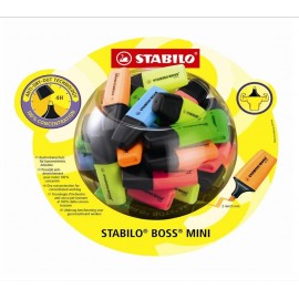 Stabilo Boss Mini Expositor Con 50 Marcadores Fluorescentes - Trazo Entr...