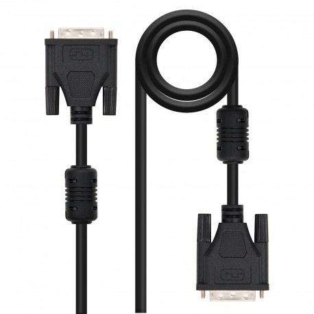 Nanocable Cable Dvi Dual Link 24+1 Macho A Dvi 24+1 Macho 3m - Color Negro