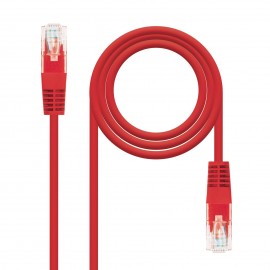 Nanocable Cable De Red Latiguillo Rj45 Cat.6 Utp Awg24 1m - Color Rojo