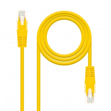 Nanocable Cable De Red Latiguillo Rj45 Cat.6 Utp Awg24 1m - Color Amarillo
