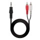 Nanocable Cable Audio Estereo Jack 3.5mm Macho A 2x Rca Macho 5m - Color...