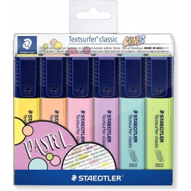 Staedtler Textsurfer Classic 364 Pack De 6 Marcadores Fluorescentes - Se...