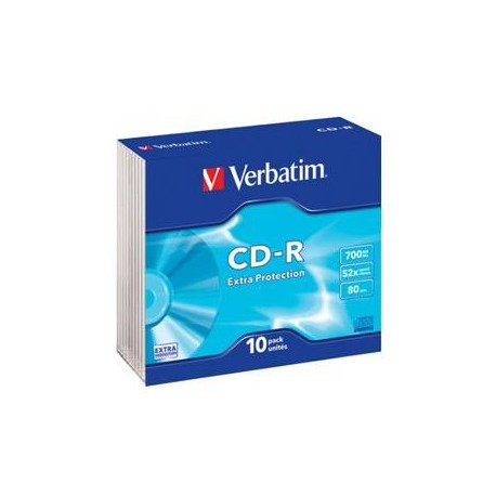 Verbatim Cd-r 700mb Caja (pack 10 Uds)