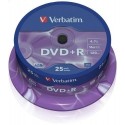 Verbatim Dvd+r 16x 4.7gb (tarrina 25 Uds)