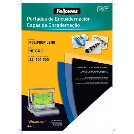 Fellowes Pack De 100 Portadas De Polipropileno A4 - 500 Micras - Acabado...