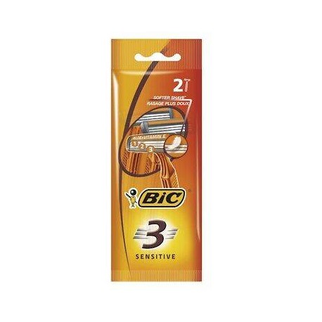 Bic Sensitive 3 Pack De 2 Maquinillas De Afeitar Desechables De 3 Hojas ...