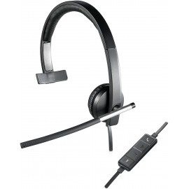 Logitech H650e Auriculares Mono Con Microfono Usb - Microfono Plegable -...