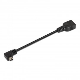 Aisens Cable Usb 2.0 Otg Acodado - Tipo Mini B Macho-a Hembra - 15cm - C...