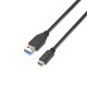 Aisens Cable Usb 3.1 Gen2 10gbps 3a - Tipo Usb-c/m-a Macho - 1.0m - Colo...