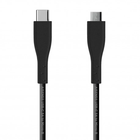 Aisens Cable Usb 2.0 3a - Tipo Usb-c/m-micro B/m - 2.0m - Color Negro