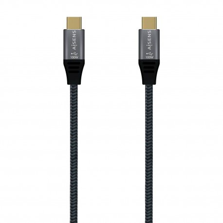 Aisens Cable Usb 3.2 Gen2x2 Aluminio 20gbps 5a 100w E-mark - Tipousb-c/m...