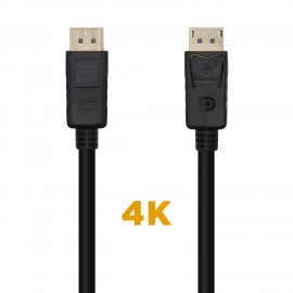 Aisens Cable Displayport V1.2 4k@60hz - Dp/m-dp/m - 1.0m - Color Negro
