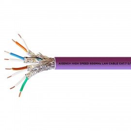 Aisens Cable De Red Rj45 Cat.7 S/ftp Pimf Rigido Awg23 Con Cpr - Bobina ...