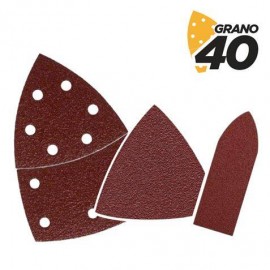 Blim Pack De 9 Lijas Con Velcro Para Lijadora Bl0137 - Grano 40 - 3 Form...