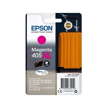 Epson 405xl Magenta Cartucho De Tinta Original - C13t05h34010