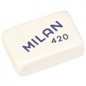 20 X Milan 420 Goma De Borrar Rectangular - Miga De Pan - Suave Caucho S...