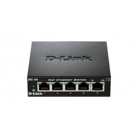 D-link Switch 5 Puertos Fast Ethernet Gigabit 10/100 Mbps