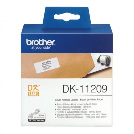 Brother Dk11209 - Etiquetas Originales Precortadas De Direccion Pequeñas...