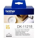 Brother Dk11218 - Etiquetas Originales Precortadas Circulares - 24 Mm De...