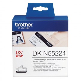 Brother Dkn55224 - Etiquetas No Adhesivas Originales De Tamaño Personali...