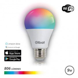 Elbat Bombilla Led Smart Wi-fi A60 E27 9w 806lm Rgb - Temperatura 2700k ...