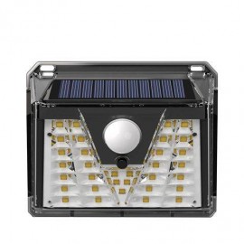 Elbat Aplique Led Solar - 150lm - Luz Fria 6500k - Sensor De Movimiento ...