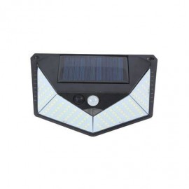 Elbat Aplique Solar 3 Caras - 250lm - Luz Fria 6500k - Sensor Movimiento...