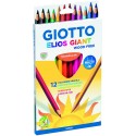 Giotto Elios Giant Wood Free Pack De 12 Lapices Triangulares De Colores ...