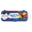 Giotto Estuche De 12 Acuarelas De 30mm + Pincel - Colores Brillantes¸ In...