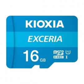 Kioxia Exceria Tarjeta Micro Sdhc 16gb Uhs-i Clase 10 Con Adaptador