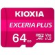 Kioxia Exceria Plus Tarjeta Micro Sdxc 64gb Uhs-i U3 V30 A1 Clase 10 Con...
