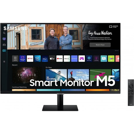 Samsung Smart Monitor M5 Led 27" Fullhd 1080p Wifi¸ Bluetooth - Respuest...