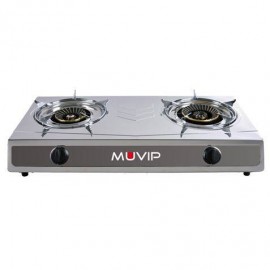 Muvip Serie Strong Cocina De Gas Inox 2 Fuegos - Encendido Piezoelectric...