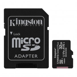Kingston Tarjeta Micro Sdhc 32gb Clase 10 100mb/s Canvas Select Plus + A...
