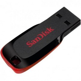 Sandisk Cruzer Blade Memoria Usb 2.0 64gb - Sin Tapa - Color Negro/rojo ...