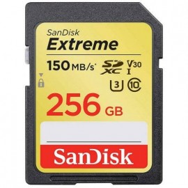 Sandisk Extreme Tarjeta Sdxc 256gb Uhs-i V30 U3 Clase 10 150mb/s