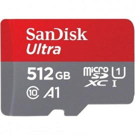Sandisk Ultra Tarjeta Micro Sdxc 512gb Uhs-i U1 A1 Clase 10 120mb/s + Ad...