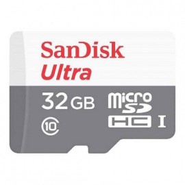 Sandisk Ultra Tarjeta Micro Sdhc 32gb Uhs-i U1 Clase 10 100mb/s + Adapta...