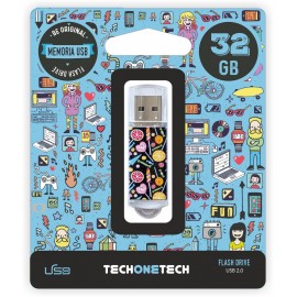 Techonetech Candy Pop Memoria Usb 2.0 32gb (pendrive)