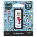 Techonetech Camper Van Van Memoria Usb 2.0 32gb (pendrive)