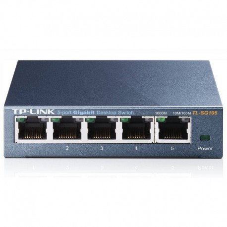 Tp-link Tl-sg105 Switch 5 Puertos Gigabit 10/100/1000 Mbps