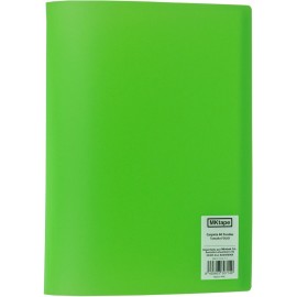 Mktape Carpeta Con 60 Fundas Portadocumentos - Tamaño Folio - Color Verd...