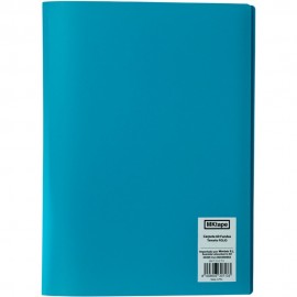 Mktape Carpeta Con 60 Fundas Portadocumentos - Tamaño Folio - Color Azul...