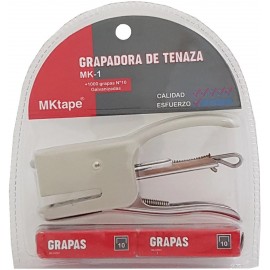 Mktape Mk1 Pack De Grapadora De Tenaza Mini + 1000 Grapas Nº 10 - Hasta ...