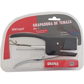 Mktape Mk7 Pack De Grapadora De Tenaza + 500 Grapas Nº 26/6 - Hasta 20 H...