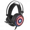 Leotec Captain America 001 Marvel Auriculares Gaming Con Microfono Flexi...