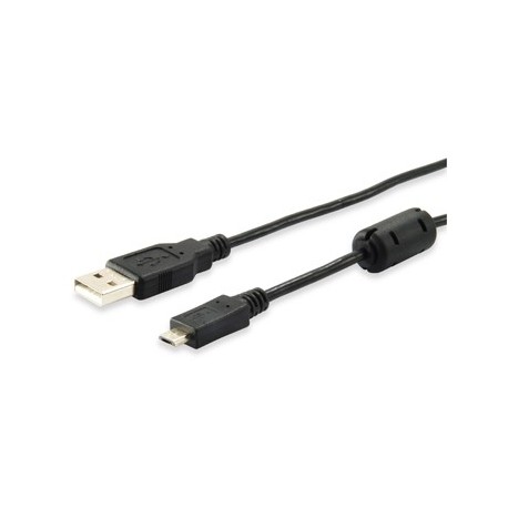 Equip Cable Usb-a Macho A Micro Usb-b Macho 2.0 Con Ferrita - Longitud 1...