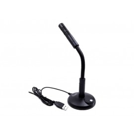 Equip Microfono De Escritorio Flexible Usb - Boton On/off Y Mute - Cable...