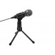 Equip Mini Microfono De Escritorio Con Tripode - Boton On/off - Jack 3.5...