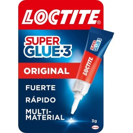 Loctite Super Glue-3 Original Pegamento Transparente Instantaneo 3gr - F...